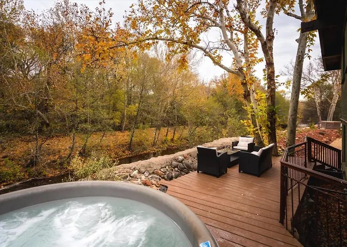 10 Creekside Retreat House With Private Hot Tub Ferienhaus Sedona