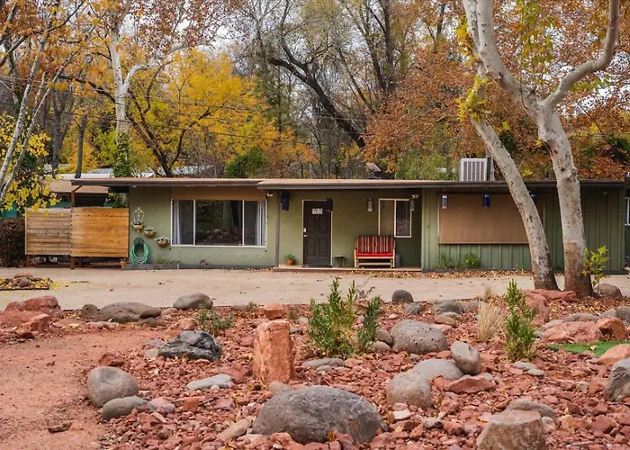 10 Creekside Retreat House With Private Hot Tub Ferienhaus Sedona