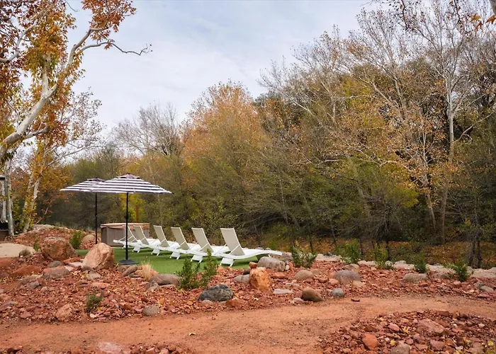 10 Creekside Retreat House With Private Hot Tub Ferienhaus Sedona